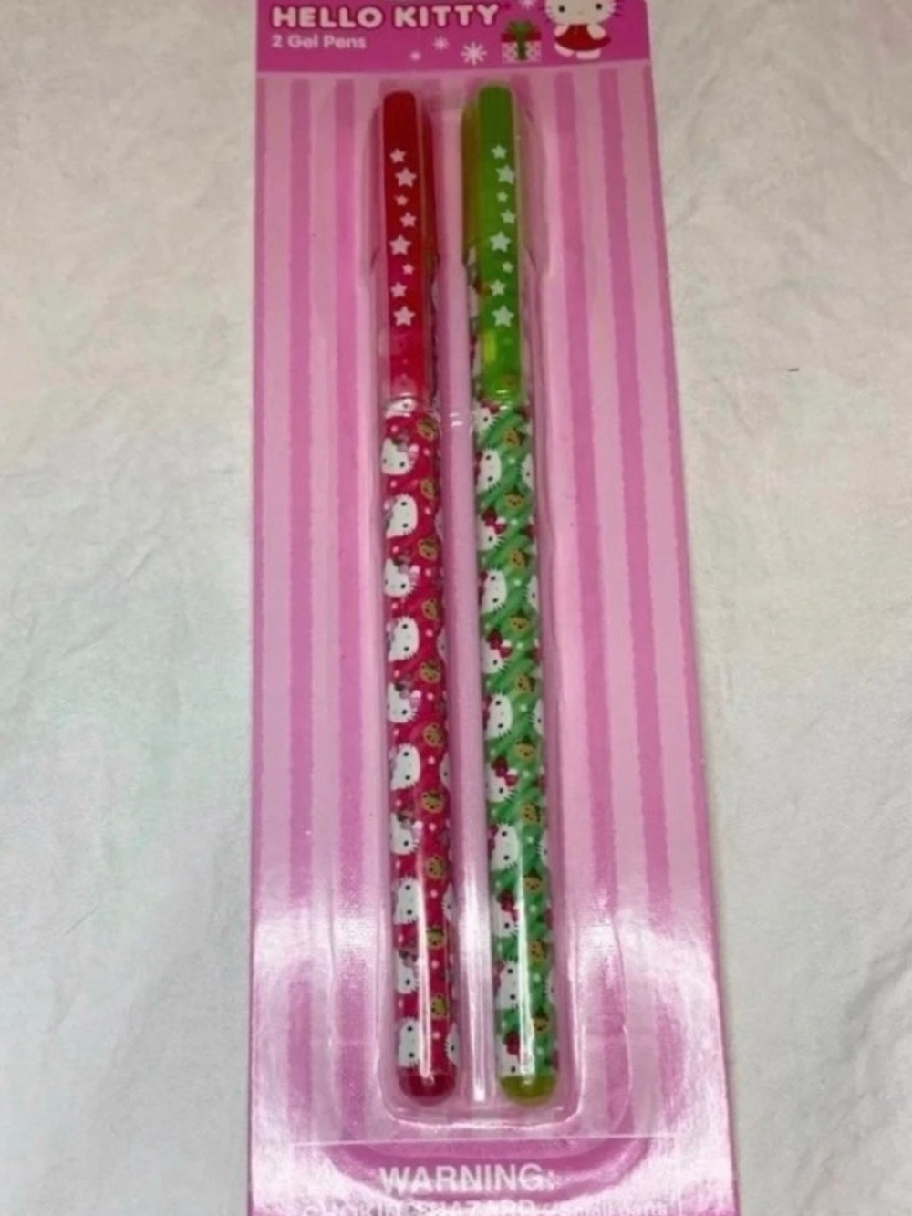💞 New Sanrio Hello Kitty Set of 2 Gel Pens